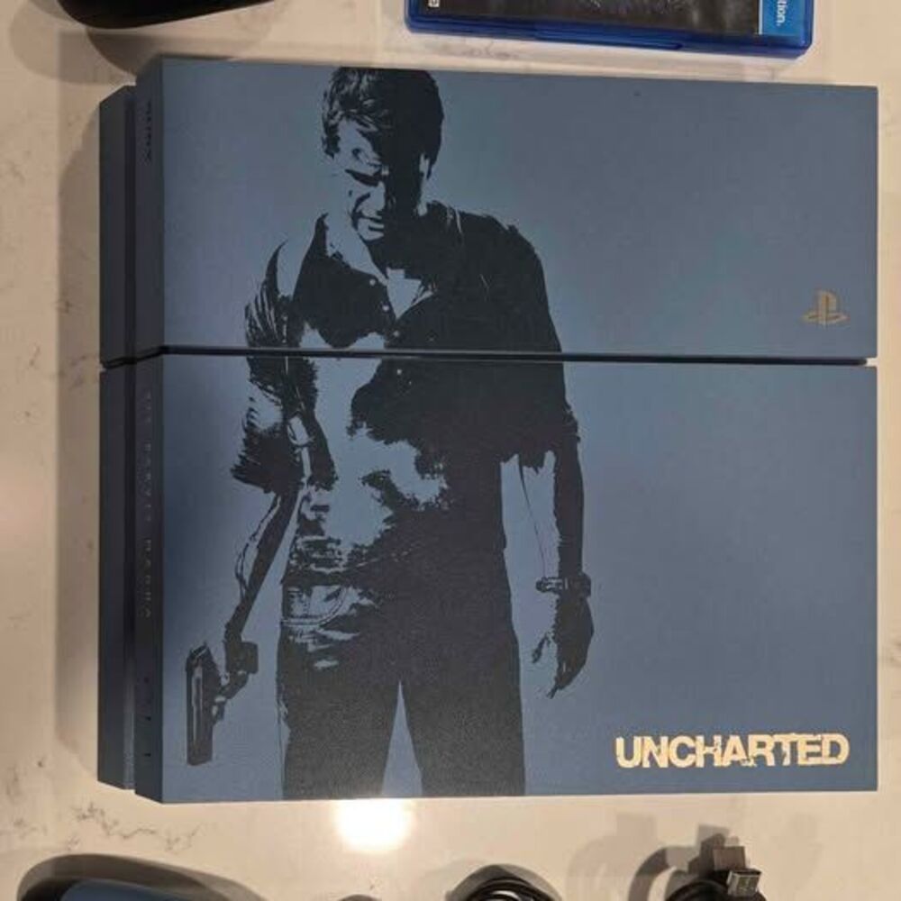 PS4 Limited Edition Uncharted 4 Bundle – Collector's Set | Complete & Tested
